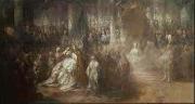 Carl Gustaf Pilo The coronation of Gustaf III, in the collection of the National Museum oil on canvas